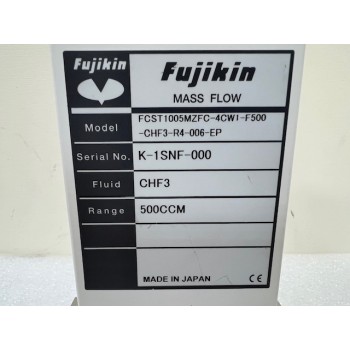 Fujikin FCST1005MZFC-4CW1-F500-CH3F-R4-006-EP T1000M CHF3 500CCM MFC